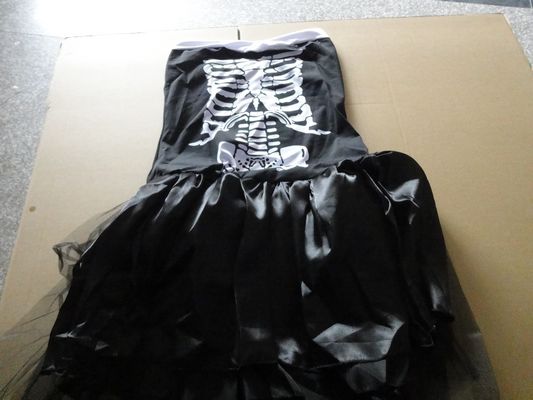 Skeleton Von Trap Costume Halloween Grotesque Burlesque Fancy Dress